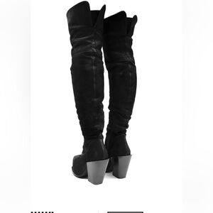 John Fluevog Black Over-the-Knee Boots